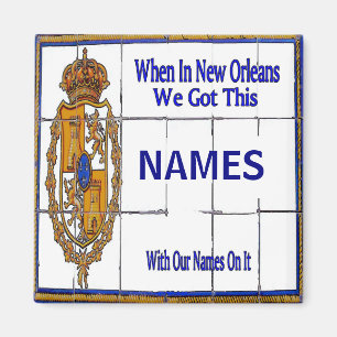 New Orleans Souviner Magneet