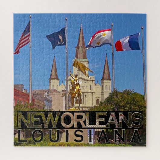 New Orleans Square Puzzle Legpuzzel (Verticaal)