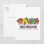 NEW-ORLEANS-SQUARES-eps kopie Briefkaart (Voorkant / Achterkant)