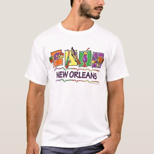 NEW-ORLEANS-SQUARES-eps kopie T-shirt (Voorkant)