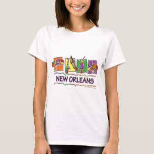NEW-ORLEANS-SQUARES-eps kopie T-shirt