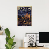 New Orleans St Louis Kathedraal Jackson Square Poster (Thuiskantoor)