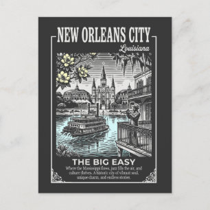 New Orleans Stad Louisiana The Big Easy Briefkaart