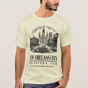 New Orleans Stad Louisiana USA T-shirt