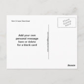 New Orleans Steamboot Black & White Sketch Briefkaart (Achterkant)