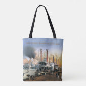New Orleans Steamboot GIPSY 1953 Tote Bag (Achterkant)