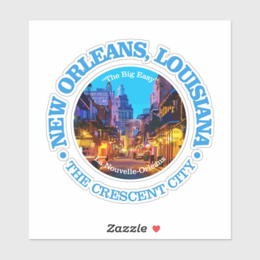 New Orleans (steden) Sticker (Vel)