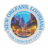 New Orleans (steden) Sticker (Voorkant)