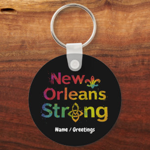 New Orleans Sterk inspireert NOLA trots  Sleutelhanger