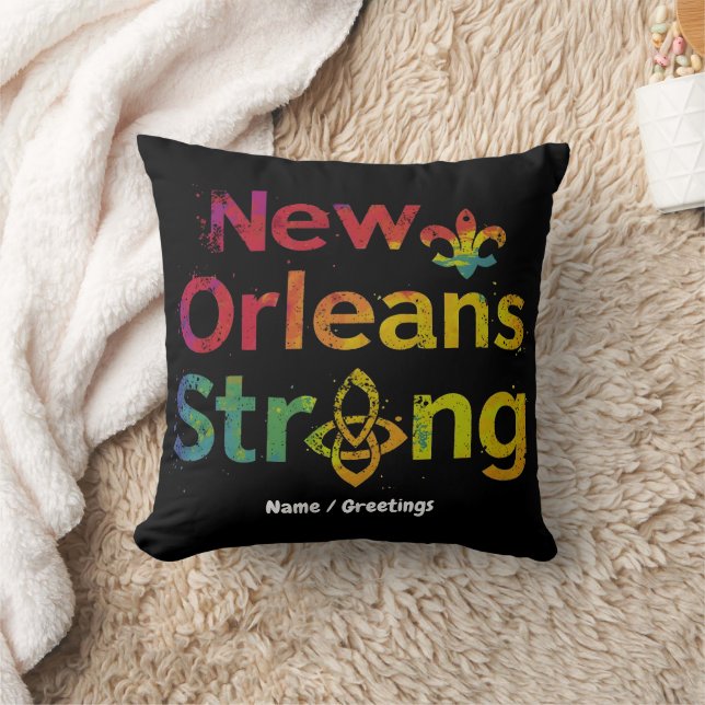 New Orleans Sterk Inspirerende NOLA Trots  Kussen (Deken)
