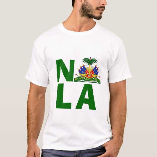 NEW ORLEANS STEUNT HAITI T-SHIRT (Voorkant)