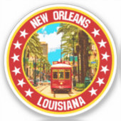 New Orleans Sticker (Voorkant)