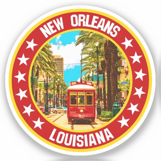 New Orleans Sticker (Voorkant)