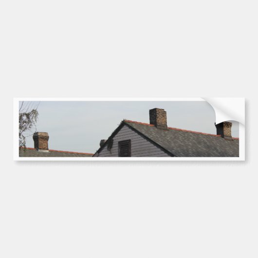 New Orleans stijl huis #2 Bumpersticker (Voorkant)
