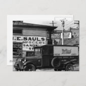 New Orleans straathoek Louisiana Briefkaart (Voorkant / Achterkant)