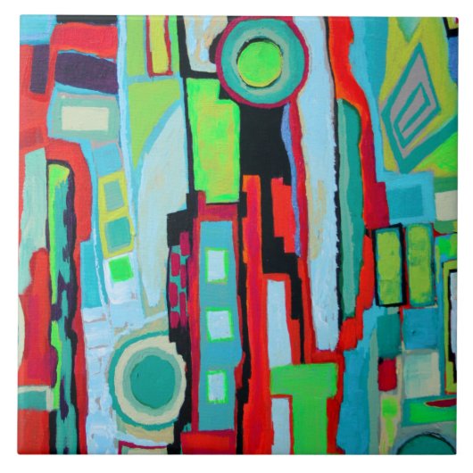 New Orleans Street 6 x 6 Ceramic Tile Tegeltje (Voorkant)