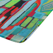 New Orleans Street 6 x 7 deco glazen snijplank (Hoek)