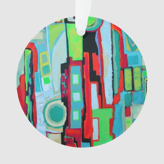 New Orleans Street Acryl Ornament (voorkant)