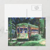New Orleans Street Car Briefkaart (Voorkant / Achterkant)
