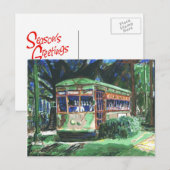 New Orleans Street Car Briefkaart (Voorkant / Achterkant)