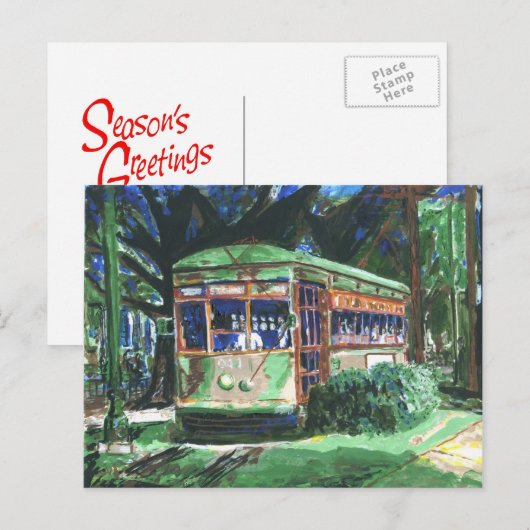 New Orleans Street Car Briefkaart (Voorkant / Achterkant)