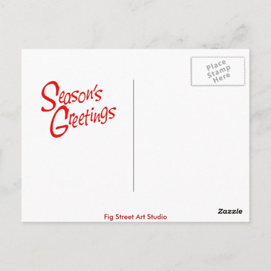 New Orleans Street Car Briefkaart (Achterkant)