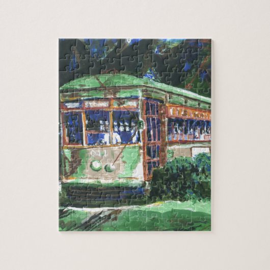 New Orleans Street Car Legpuzzel (Verticaal)