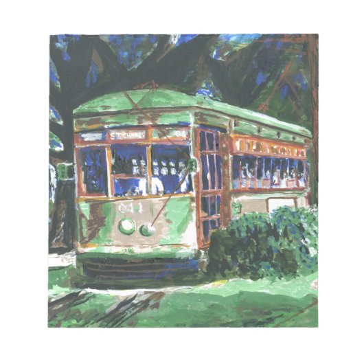 New Orleans Street Car Notitieblok (Voorkant)