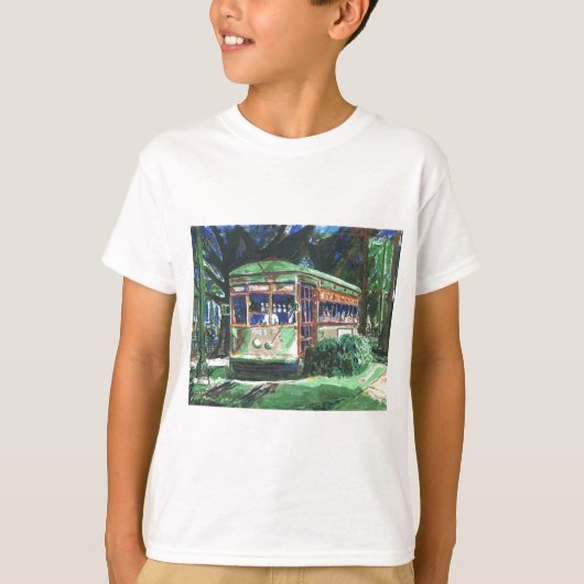 New Orleans Street Car T-shirt (Voorkant)