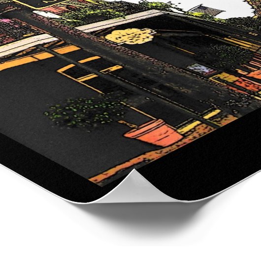 New Orleans Street Corner St. Ann Poster (Hoek)