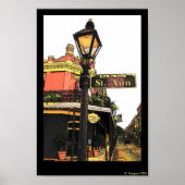 New Orleans Street Corner St. Ann Poster (Voorkant)