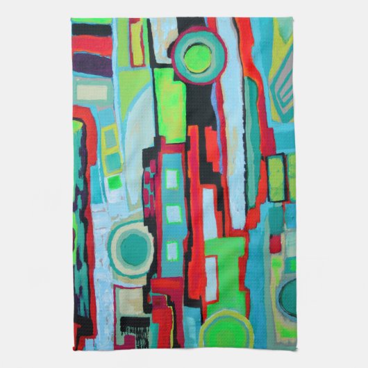 New Orleans Street keukenhanddoek (Verticaal)