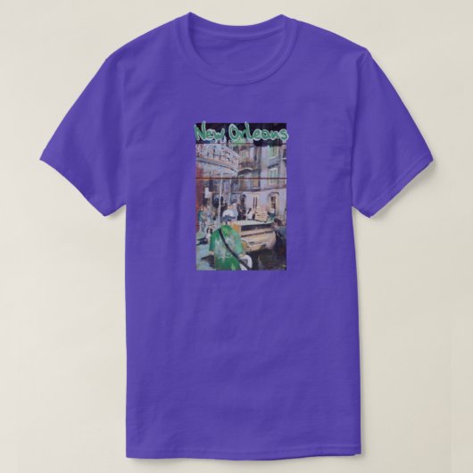 New Orleans Street Musicians T-shirt (Design voorkant)