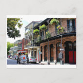 New Orleans Street Scene Briefkaart (Voorkant)