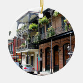 New Orleans Street Scene Keramisch Ornament (Voorkant)