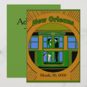 New Orleans Streetcar Art Deco (Voorkant / Achterkant)
