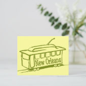 New Orleans Streetcar Briefkaart (Staand voorkant)