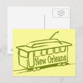 New Orleans Streetcar Briefkaart (Voorkant / Achterkant)