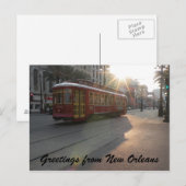 New Orleans Streetcar Briefkaart (Voorkant / Achterkant)