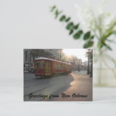 New Orleans Streetcar Briefkaart (Staand voorkant)