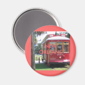 New Orleans Streetcar Magneet (Voorkant / Achterkant)