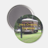 New Orleans Streetcar Magneet (Voorkant / Achterkant)