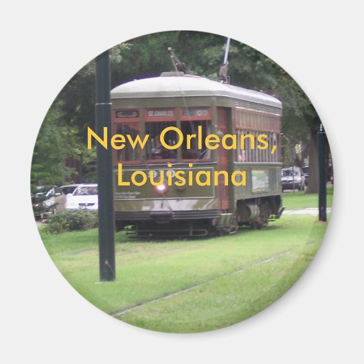 New Orleans Streetcar Magneet (Voorkant)