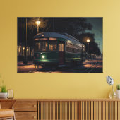 New Orleans Streetcar, New Orleans, NOLA Canvas Afdruk (Insitu (Woonkamer))