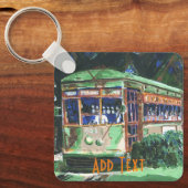 New Orleans Streetcar Sleutelhanger (Voorkant)
