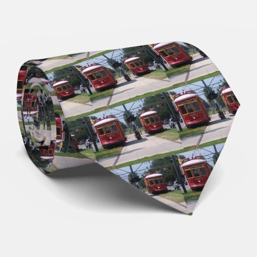 New Orleans Streetcar Stropdas (Opgerold)