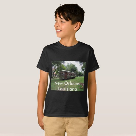 New Orleans Streetcar T-shirt (Voorkant volledig)