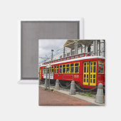 New Orleans Streetcart Magneet (Voorkant / Achterkant)