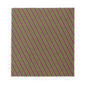New Orleans Stripe Glitter Notitieblok (Voorkant)