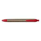 New Orleans Stripe Glitter Zwarte Inkt Pen (Achterkant)